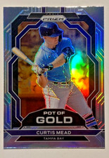 2023 Panini Prizm Baseball #PG2 CURTIS MEAD Pot Of Gold Silver Prizm ssp
