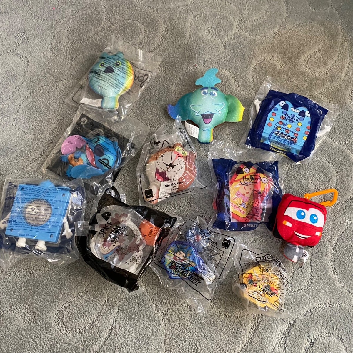 Lot of McDonald's Happy Meal Toys figures plushies stitch space