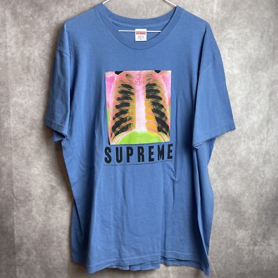 Supreme X Ray Baby Blue Tee FW16 Adult Size XL Streetwear USA