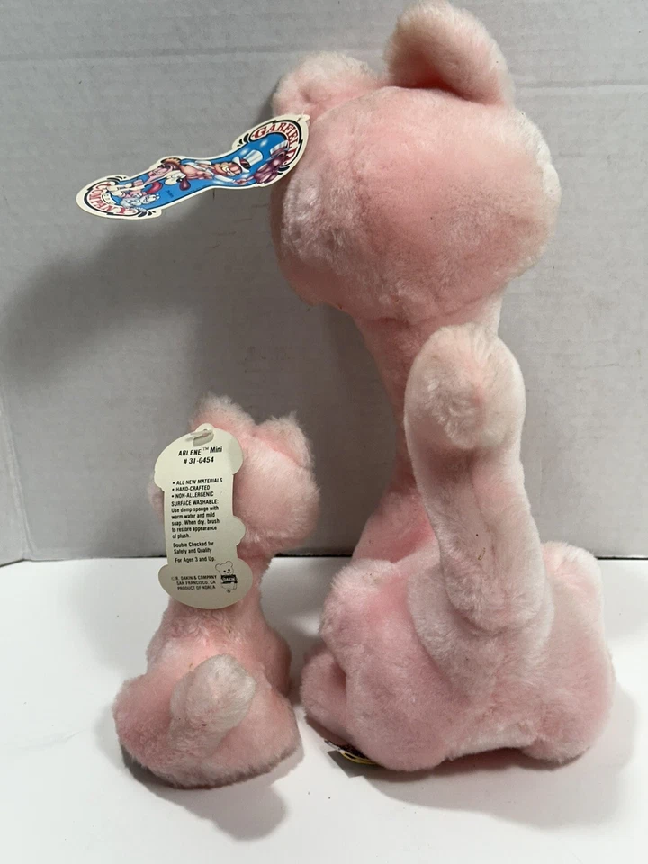 Lot Of 2 Dakin Arlene Garfield Cat Girlfriend Plush 11” + Mini 5” 1984 W/ Tags - Image 3 of 4