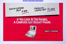 Smith Corona Typewriter Word Processor 1993 Print Magazine Ad Poster ADVERT
