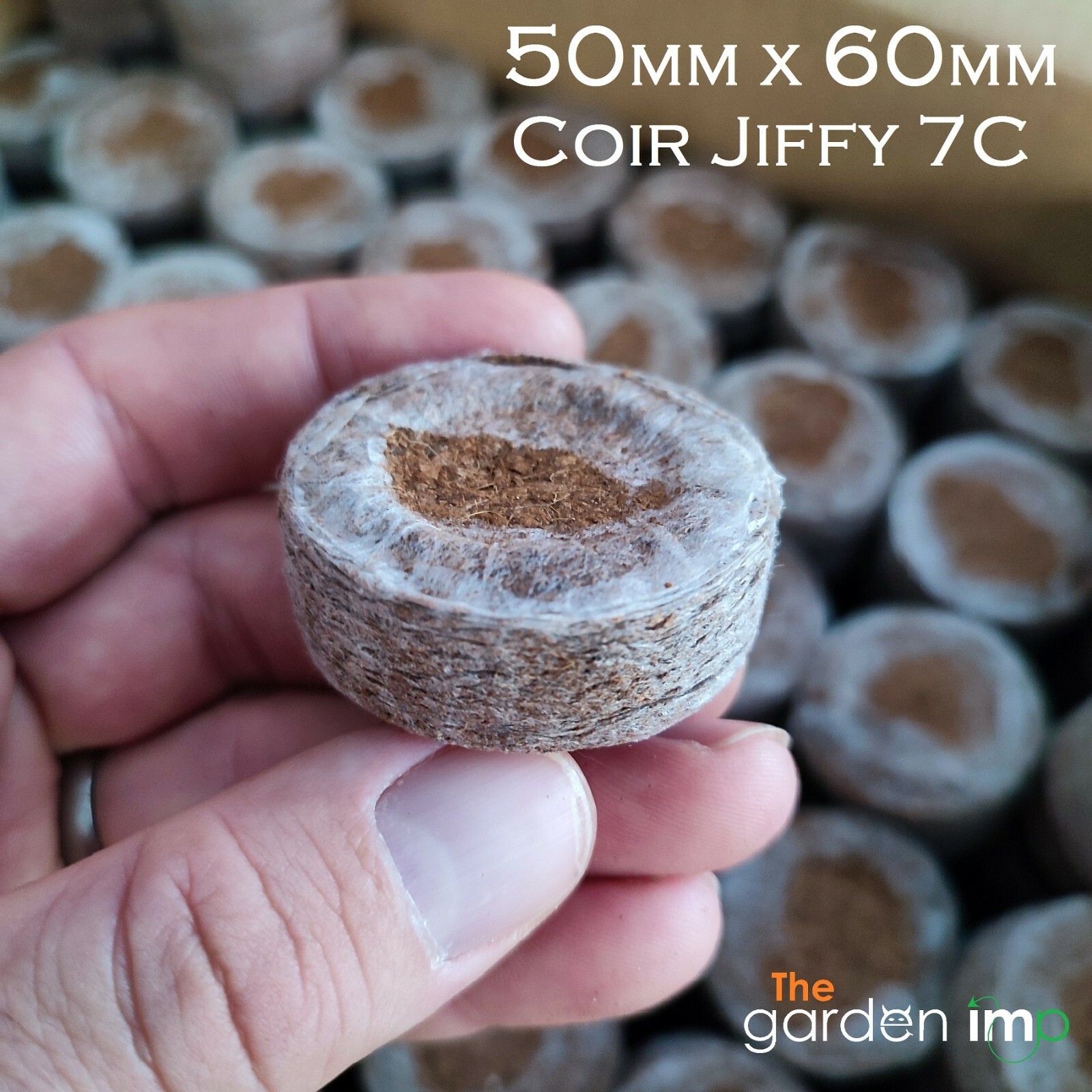 Jiffy 7C Pellets Coir Coco Propagation Plug Seeds Hydroponic Large 50mm