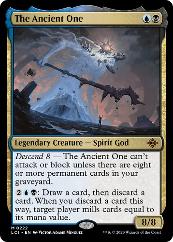 MTG The Ancient One *SHOWCASE FOIL* The Lost Caverns of Ixalan