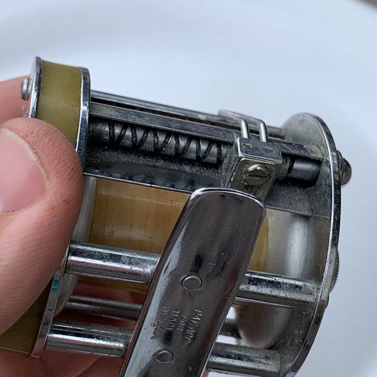 リール S.Poplawski Brooklure No.51 BROOKLURE No. 51 FISHING REEL Vintage Working Condition Rare