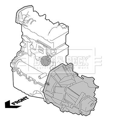 Genuine Borg & Beck Engine Mounting fits Honda Prelude BB689 9701 BEM3854 - Picture 1 of 6