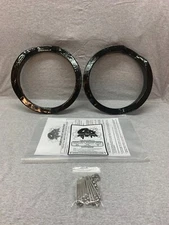 1993-2013 10” Saddle Bag Speaker Ring Adapters Touring saddlebags