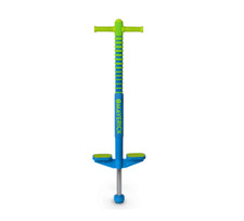 Flybar Maverick Pogo Stick for Kids Ages 5 , 40 to 80 pds Beginners,Blue/Green
