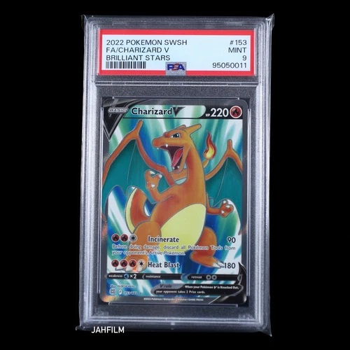 PSA 9 POKEMON 2022 SWSH FA Charizard V BRILLIANT STARS 153/172