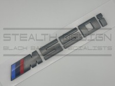 Fits BMW M550i 550i Badge For Rear Boot Satin Grey OEM+