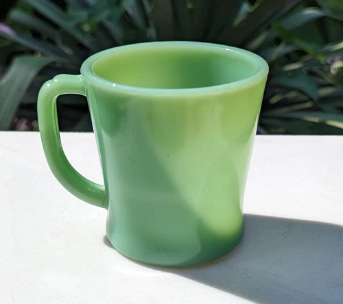 Fire King Jadeite D Handle