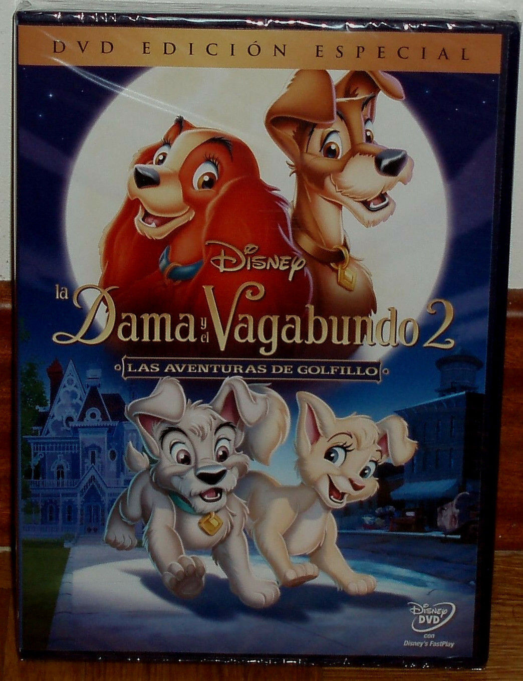 Dvd A Dama E O Vagabundo - Lacrado - Original - Disney