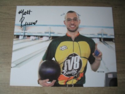 Matt Russo PBA Bowler Bowling Signed Autographed Glossy 8 x 10 Photo