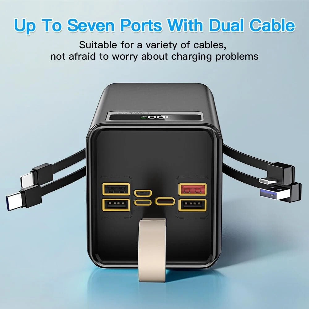 Power Bank 60000mAh High Capacity Portable Charger, 22.5W PD Fast Charging Bu... Power Bank 60000mAh High Capacity Portable Charger, 22.5W PD Fast Charging Bu...