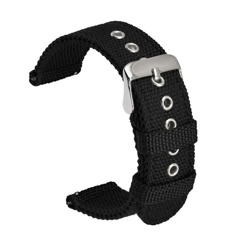 Sport Canvas Nylon Watch Strap 18mm 20mm Watch Band 22mm 24mm Bracelet Wristband - Picture 12 of 16