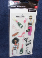 Hampton Art Clear Stamps - Holy Chic