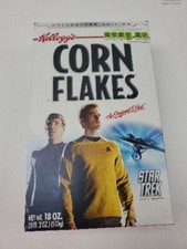 Kelloggs 2009 Corn Flakes Cereal Empty Used Box Star Trek