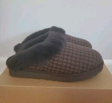 Ugg Cluggette Knit Women's Slippers Size US 10 Chocolate
