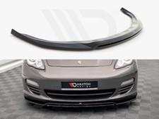 Für Porsche Panamera 970 Maxton Design Frontdiffusor V1 glänzend schwarz