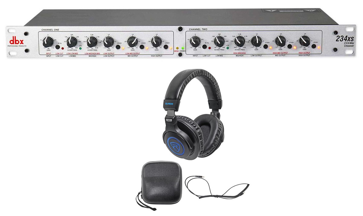DBX 234XS Rack Mount Stereo 2/3/4-Way Crossover Sound