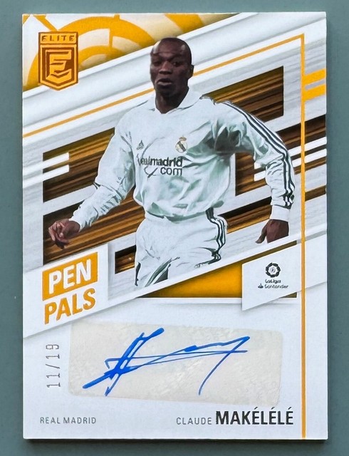 2022-23 Panini Donruss Elite La Liga Pen Pals #PAL-CM Claude Makelele /19 auto