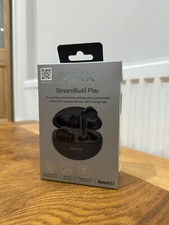 Mixx Streambuds Play True Wireless Earphones Black Bluetooth 5.3 BRAND NEW