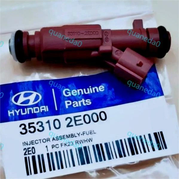 4 peças injetor de combustível fabricante de equipamento original 35310-2E000 842-12375 compatível com Hyundai Elantra Kia - Imagem 3 de 4