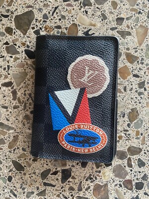 LOUIS VUITTON Damier Graphite Canvas LV League Pocket Organizer