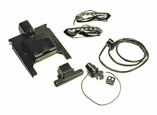 Luce Freno Posteriore Moto 12V - LED SMD, Rettangolare, Universale Per Scooter E Ciclomotori