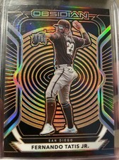 2021 Panini  Fernando Tatis Jr Obsidian Electric Etch Orange 4/28 🔥 Padres Rare