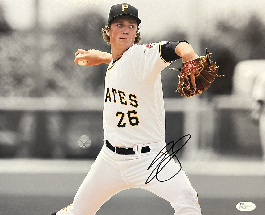 Tyler Glasnow Signed Pittsburgh Pirates 11x14 Photo JSA (Q12871