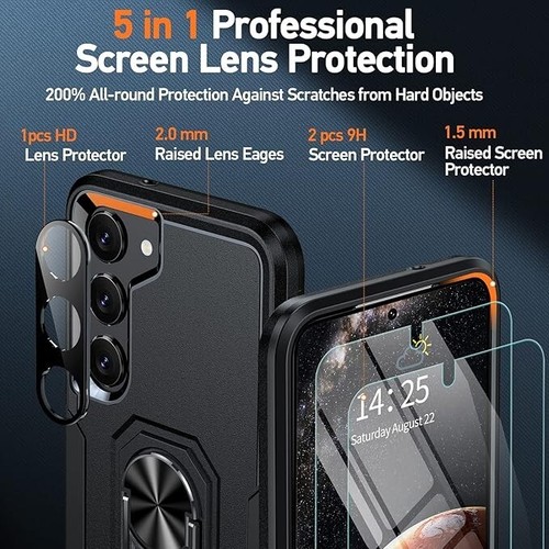 Military Grade Samsung Galaxy S23 Plus Case, 2 9H Screen Protector And More - Picture 3 of 6