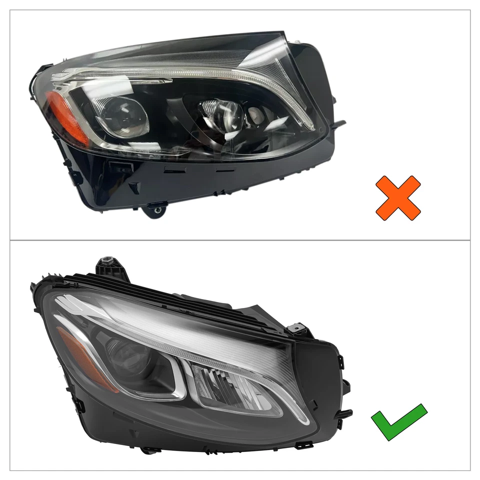 For 2016-2019 Mercedes-Benz GLC300 Full LED Headlight Headlamp Non-AFS Passenger Foto 3 de 4