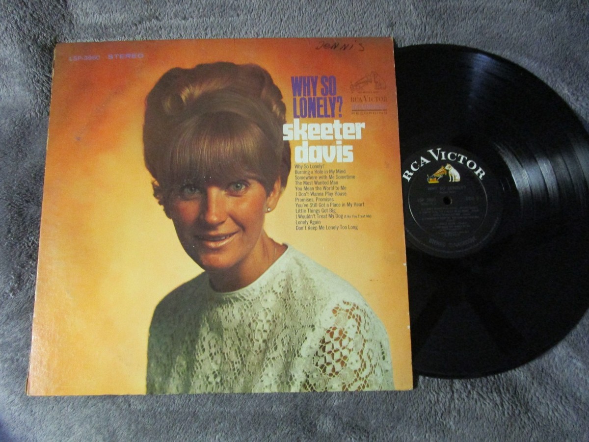 SKEETER DAVIS - WHY SO LONELY? 【LPレコード】 Skeeter Davis Why So Lonely LP RCA Victor STEREO VG | eBay
