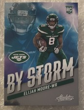 2021 Panini Absolute #BST-14 Elijah Moore BY STORM ROOKIE HOLO INSERT RC- Fresh