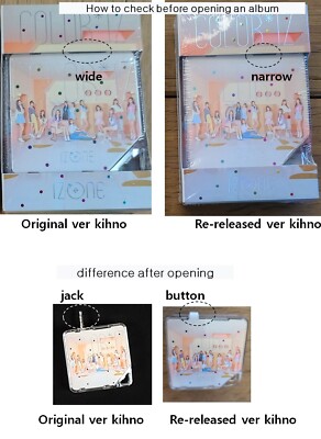IZ*ONE 1st Mini Album [COLOR*IZ] Kihno Kit COLOR ver.NEW SEALED