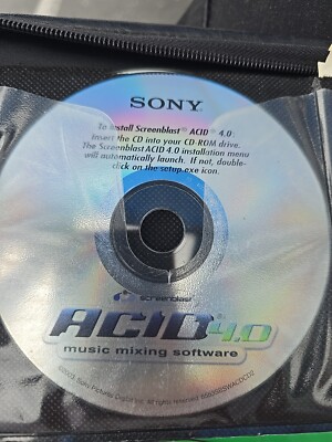 新品)ソニー Acid 4.0 スクリーンブラスト ミキシング 新品)ソニー Acid 4.0 スクリーンブラスト ミキシング