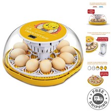 12 Egg Automatic Incubator with Water Replenishment for Chicken  Quail Eggs