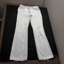 Vintage Levis Women Levi 512 Jeans Bell bottom USA 30in Low Waist Boot Cut Flare