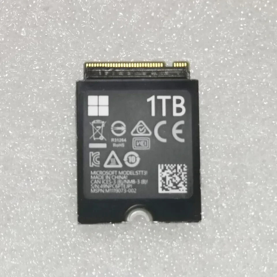 NEW M2 2230 SSD 1TB NVMe PCIe PM991 for Microsoft Surface Pro X 7+