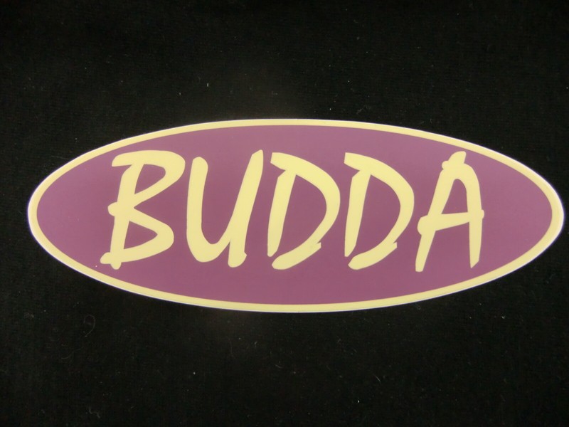 BUDDA ELECTRIC GUITAR AMP DECAL CASE BUMPER STICKER BUDDA PEAVEY NICE NEW RARE