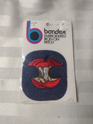 Bondex Denim Apple Iron On Patch