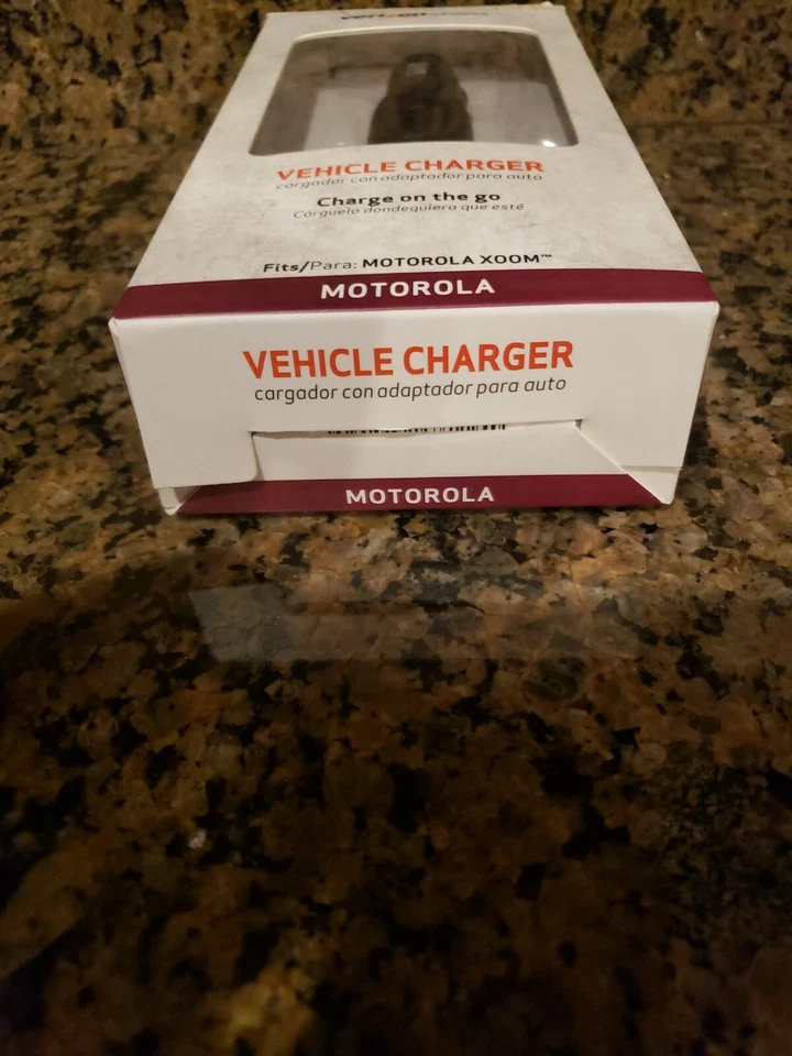 Motorola New OEM  Xoom vehicle car CHARGER IN VERIZON OEM RETAIL PACKAGE - Image 2 of 4