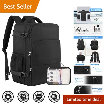 Lightweight Waterproof Multi-Pocket Backpack for Travel & College Use