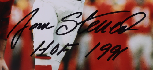 Jan Stenerud Signed 8x10 Photo Inscribed "HOF 1991" (PSA COA) - Picture 2 of 3