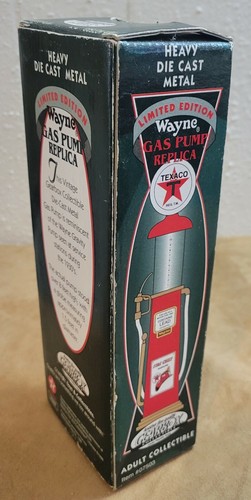 96 GEARBOX REPLICA WAYNE GAS PUMP TEXACO LTD ED COLLECTIBLE HEAVY DIE-CAST METAL - Picture 6 of 9