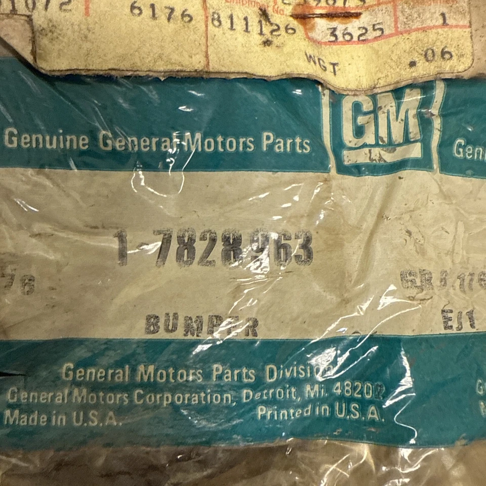 PARAGOLPES DIRECCIÓN FURGONETA CHEVROLET G10 G20 7828963 OEM GM PAR NOS 78 Foto 2 de 4