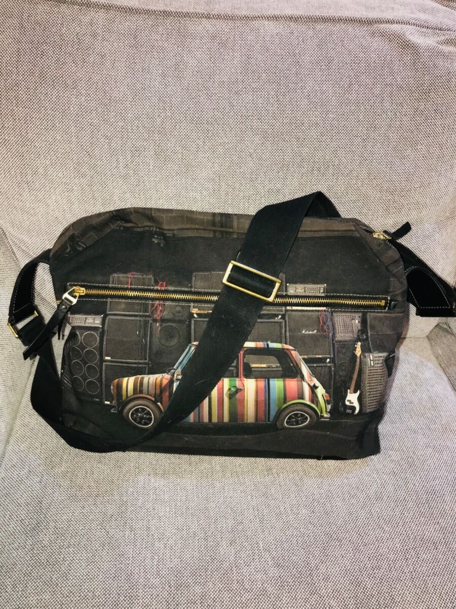 PAUL SMITH Multicolored Signature Striped Mini Car Print PAUL SMITH Multicolored Signature Striped Mini Car Print