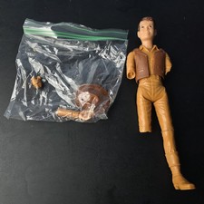 VTG Marx JAMIE WEST COWBOY FIGURE and Accessories Johnny West ANTIQUE