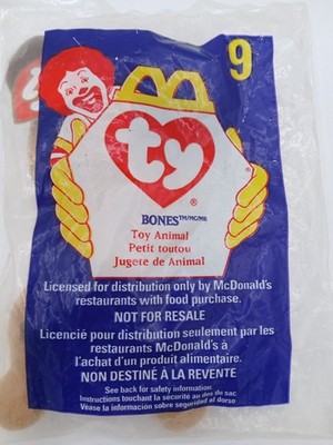 McDonald s 1998 Ty Beanie Babies Bones #9 Happy Meal Toy