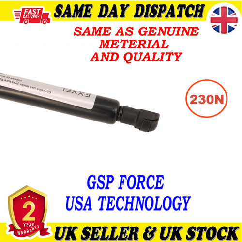 TAILGATE BOOT GAS STRUTS 230 Newton FOR ALPINA B3 BMW 3 PEUGEOT 607 1038453 - Picture 7 of 12